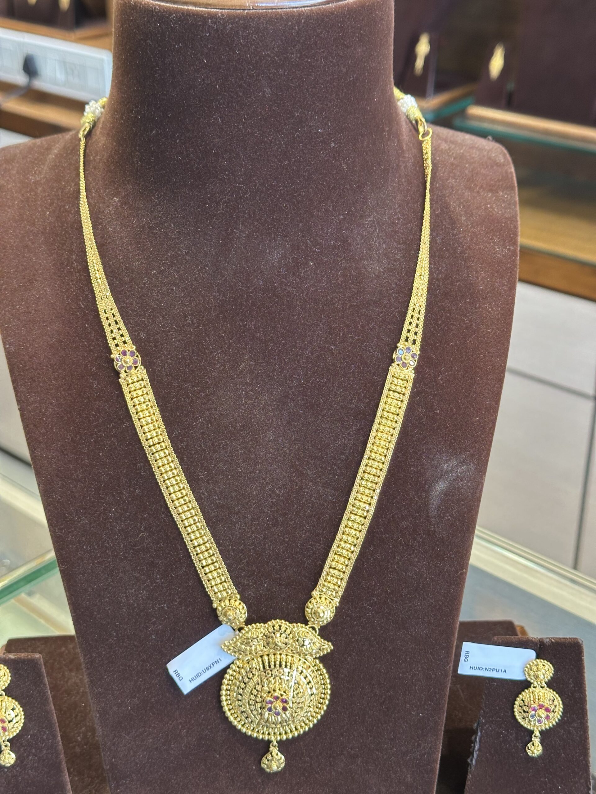 long Necklace with Pendant