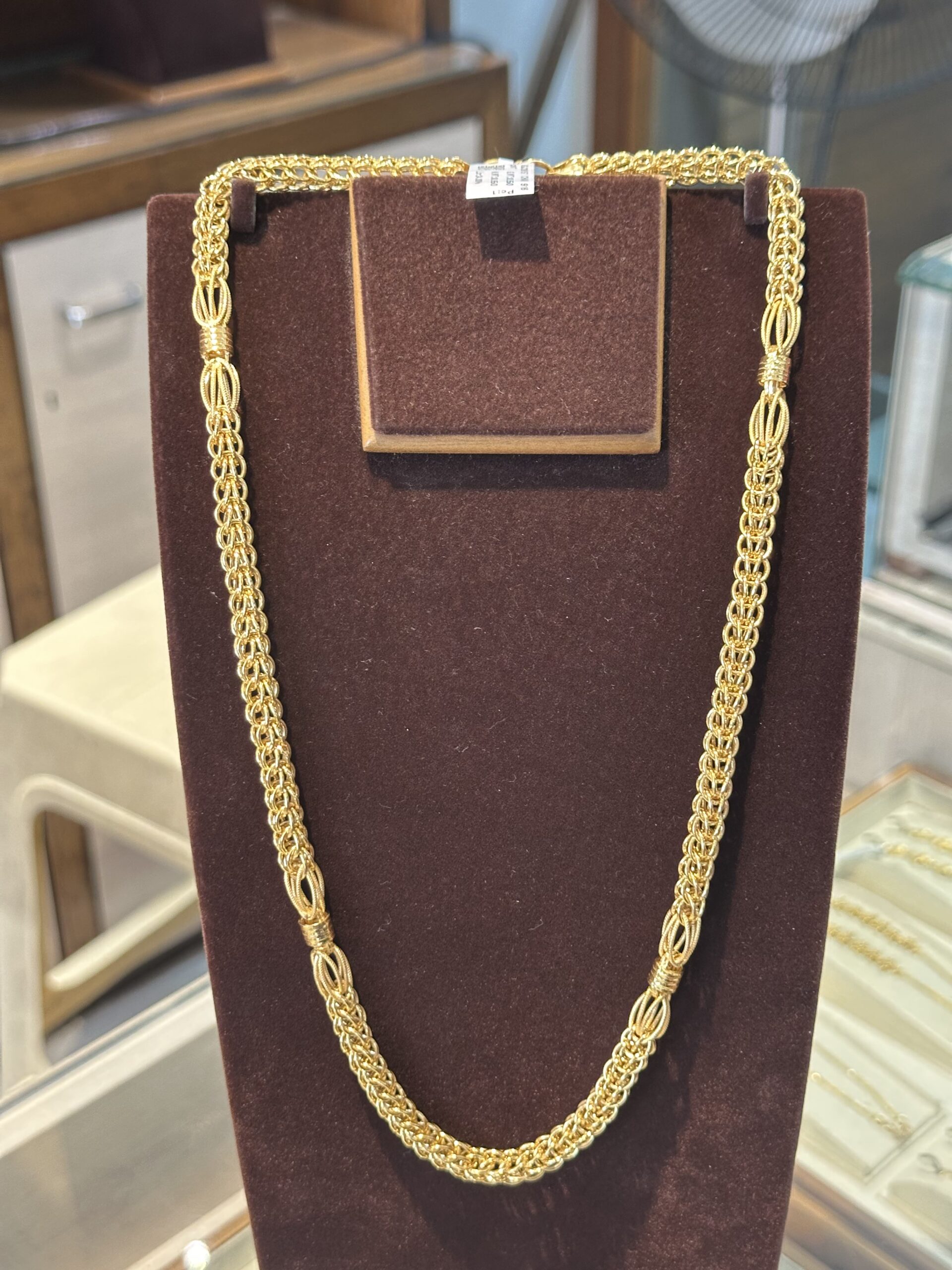 Traditional Gold Fancy Link Chain
